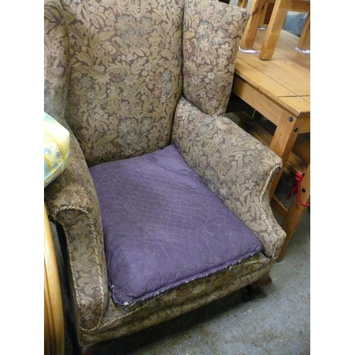 494 - VINTAGE ARMCHAIR