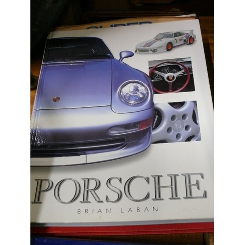 388 - SELECTION OF VARIOUS CAR THEMED BOOKS.