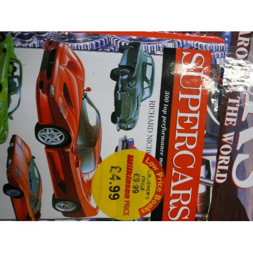 388 - SELECTION OF VARIOUS CAR THEMED BOOKS.