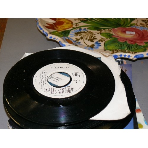 402 - COLLECTION OF 45RPM SINGLE RECORDS INCLUDING STATUS QUO, MADONNA, UB40 AND TINA TURNER.