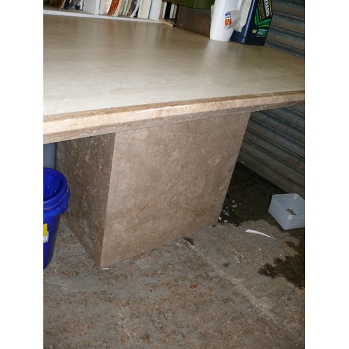 460 - LARGE STONE TABLE