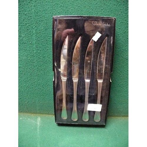 67 - BOXED SET OF GOOD QUALITY STEAK KNIVES BY ROBERT WELCH