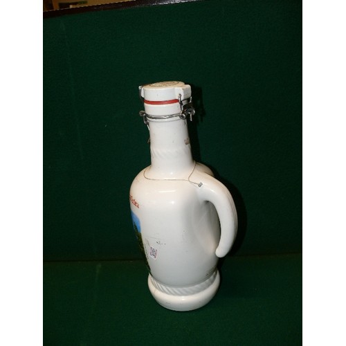 109 - LARGE CERAMIC GERMAN DECANTER BOTTLE