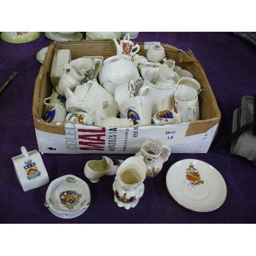 114 - LARGE COLLECTION OF CRESTED WARE CHINA SOME BY GOSS