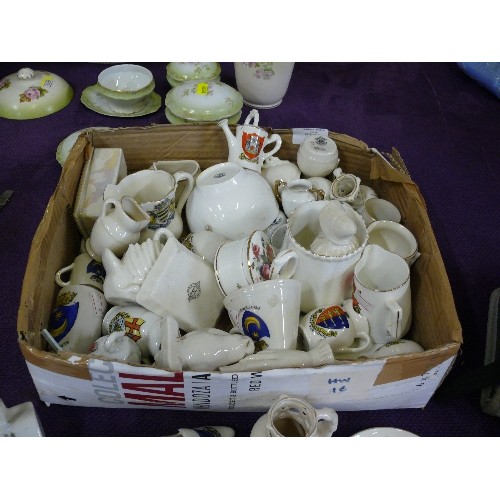 114 - LARGE COLLECTION OF CRESTED WARE CHINA SOME BY GOSS