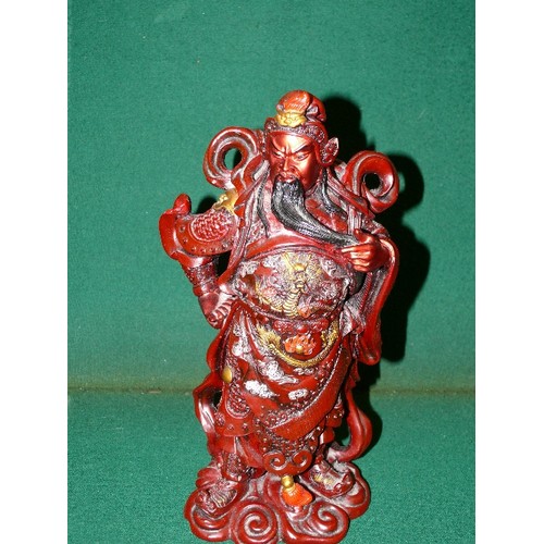 118 - VERY NICE LARGE HEAVY ORIENTAL FIGURE OF A MAN