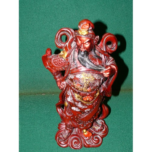 118 - VERY NICE LARGE HEAVY ORIENTAL FIGURE OF A MAN