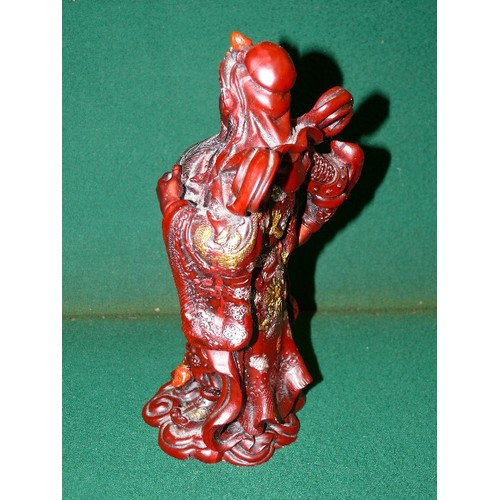 118 - VERY NICE LARGE HEAVY ORIENTAL FIGURE OF A MAN