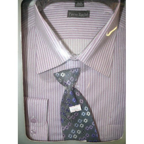 123 - A BOXED SHIRT AND TIE SET 17