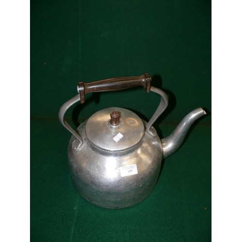 150 - LARGE VINTAGE ALUMINIUM KETTLE