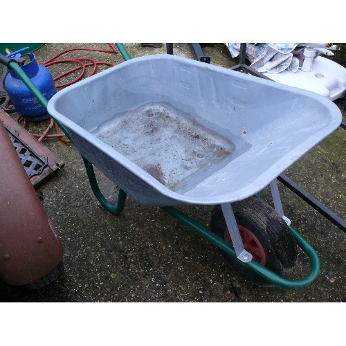 312 - GALVANISED WHEELBARROW