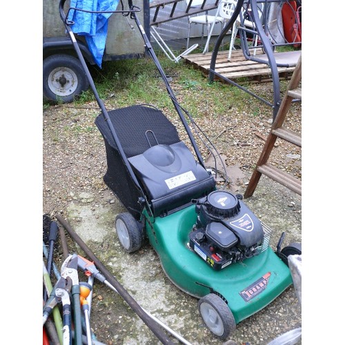 314 - PETROL LAWN MOWER WITH BRIGGS AND STRATTON ENGINE