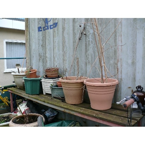 324 - LARGE COLLECTION OF GARDEN PLANT POTS