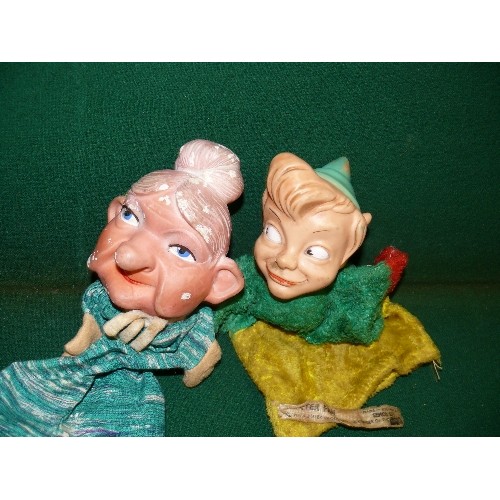 168 - COLLECTION OF VINTAGE HAND PUPPETS