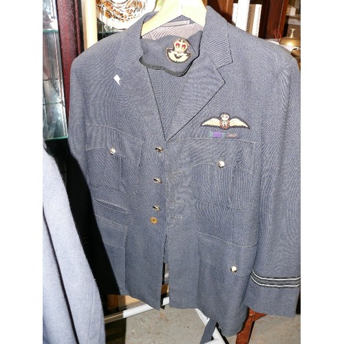 294 - RAF UNIFORM WITH JACKET, TROUSERS AND HAT.