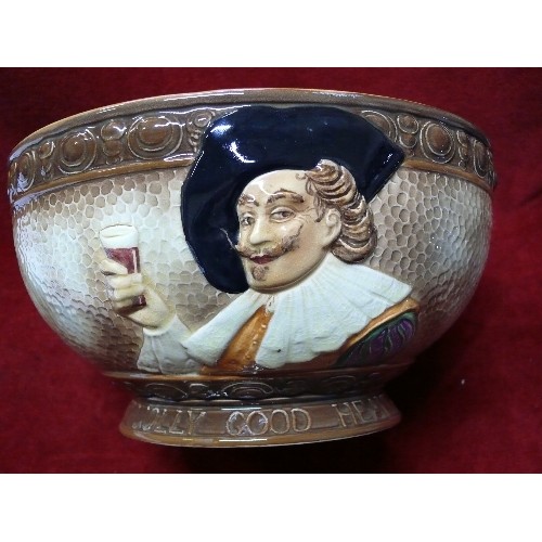 88 - LARGE SYLVAC WARE BOWL 'JOLLY GOOD HEALTH'.