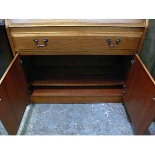 347 - LARGE WOODEN BUREAU