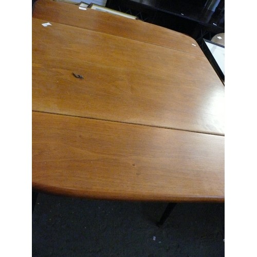 351 - WOODEN DROP LEAF DINING TABLE