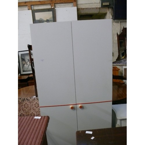 354 - LARGE WHITE WARDROBE