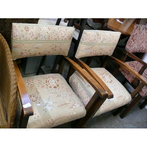 356 - PAIR OF VINTAGE BEDROOM CHAIRS