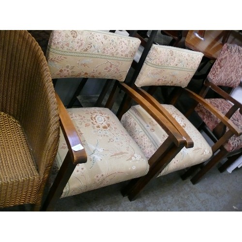 356 - PAIR OF VINTAGE BEDROOM CHAIRS