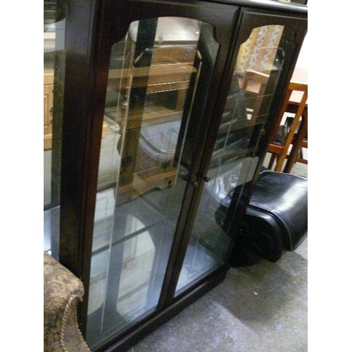 363 - LARGE GLASS DISPLAY CABINET