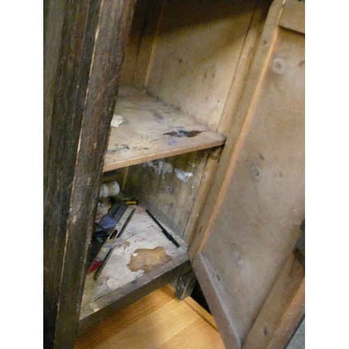 375 - WOODEN CUPBOARD