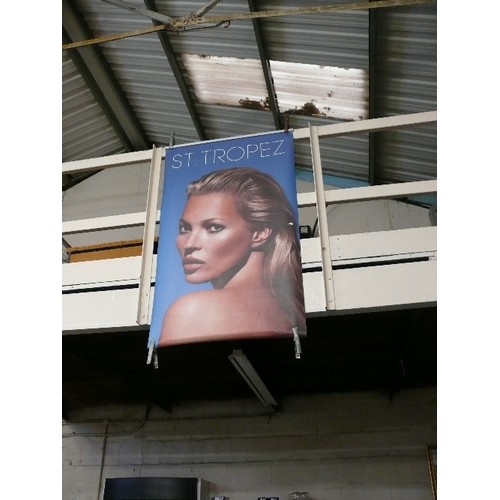 184 - VERY LARGE KATE MOSS PROMOTIONAL POSTER.