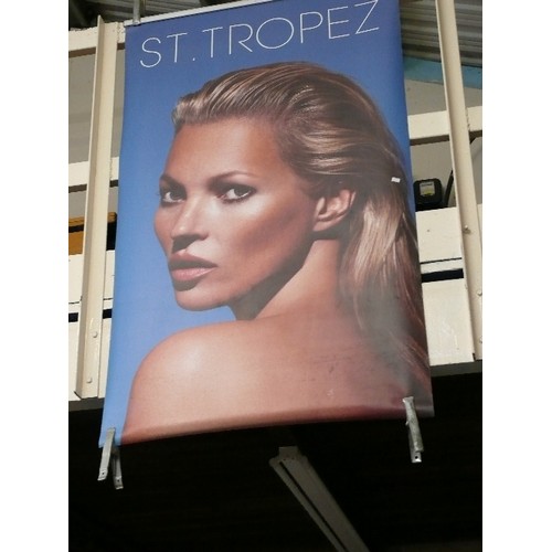 184 - VERY LARGE KATE MOSS PROMOTIONAL POSTER.