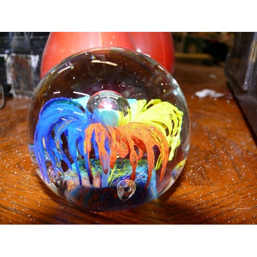 217 - MULTI COLOURED PAPERWEIGHT