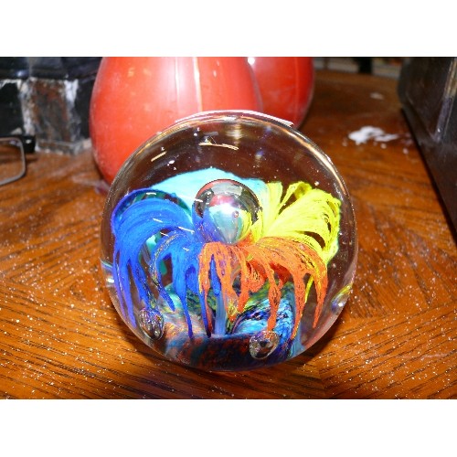 217 - MULTI COLOURED PAPERWEIGHT