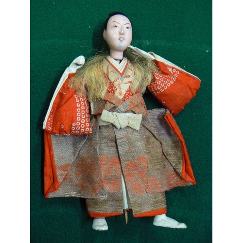 263 - PAIR OF EARLY 20TH CENTURY CHINESE OPERA THEATRE DOLLS , PROBABLY DEPICTING EMPEROR AND EMPRESS - 23... 