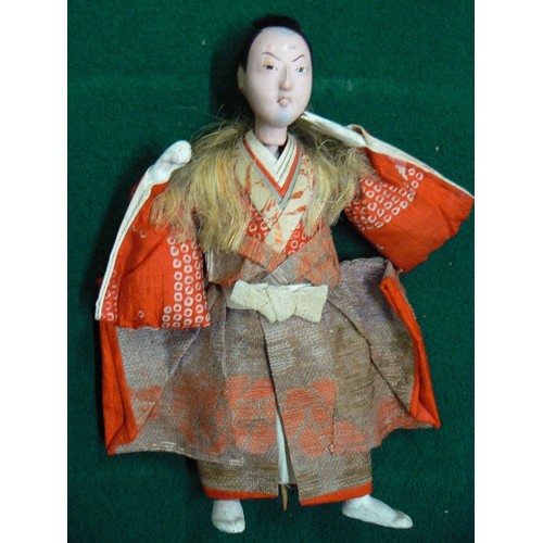 263 - PAIR OF EARLY 20TH CENTURY CHINESE OPERA THEATRE DOLLS , PROBABLY DEPICTING EMPEROR AND EMPRESS - 23... 