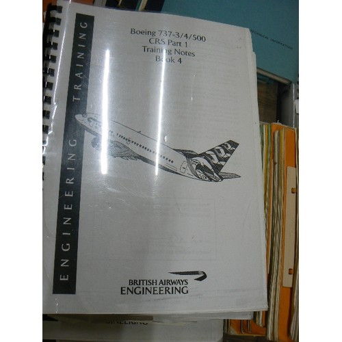 286 - AVIATION MAINTENANCE ENGINEERING - LECTURE NOTES, TRI-STAR FLIGHT MANAGEMENT, BRITISH AIRWAYS,  BOEI... 