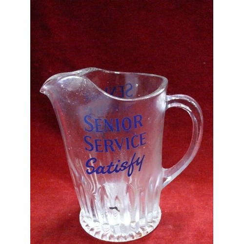 90E - A SENIOR SERVICE GLASS WATER JUG