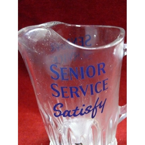 90E - A SENIOR SERVICE GLASS WATER JUG