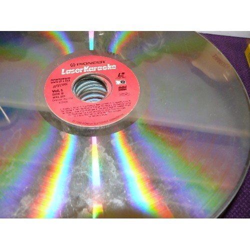 94 - SELECTION OF LASERKARAOKE DISCS BY PIONEER.