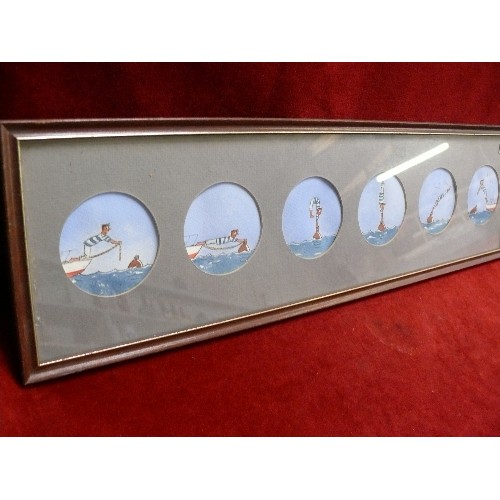 98 - FRAMED AND GLAZED WATERCOLOUR SET BY 'GUY' BLAKENEY NORFOLK.