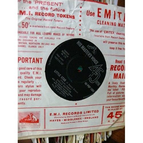 148 - LARGE COLLECTION OF 45 RPM SINGLE RECORDS INCLUDING BLONDIE, CLIFF RICHARD, TOM JONES.