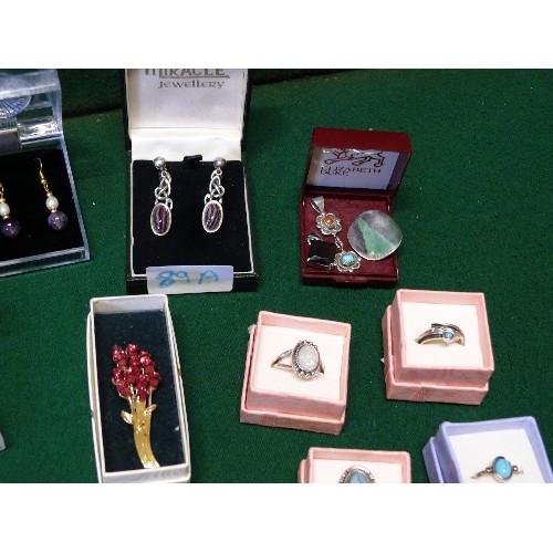 89A - LARGE COLLECTION OF MIXED COSTUME JEWELLERY, ALL BOXED.