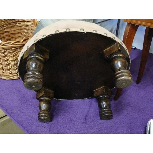 129 - VINTAGE DECORATIVE STOOL