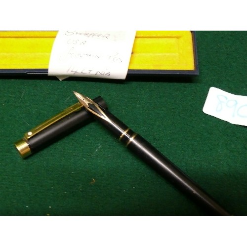 89C - A SHAEFFER USA FOUNTAIN PEN WITH 14CT GOLD NIB.