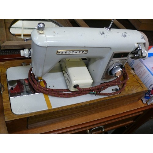 231 - VINTAGE SEWING MACHINE BY BROTHER