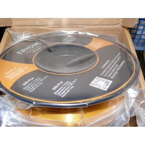 277 - ERYONE 3D PRINTER FILAMENT SILK GOLD, NEW IN BOX.