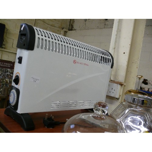 339 - CONVECTOR HEATER WITH TIMER CONTROL.