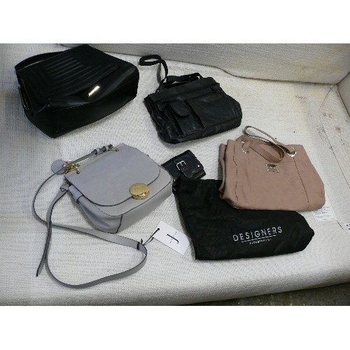 361 - SELECTION OF HANDBAGS INCLUDING JASPER CONRAN.