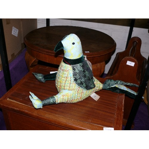 358 - DORA DESIGN PATCH PHEASANT DOOR STOP WITH TAGS.