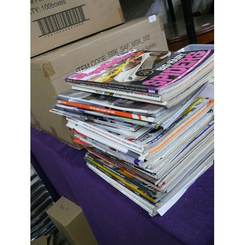 169A - QUANTITY OF CAR MAGAZINES, TOP GEAR, WHAT CAR AND BROCHURES.