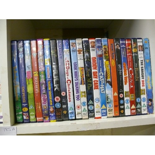 185A - FIVE CUBES OF DVDs -  MANY TOP FILMS