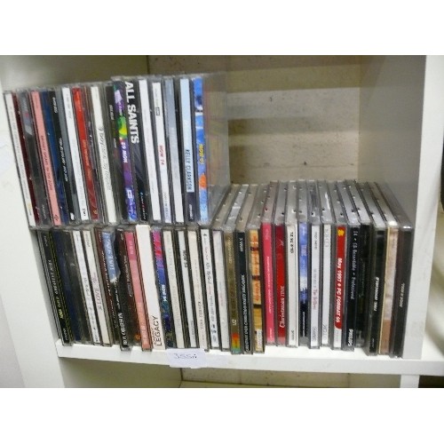 355A - QUANTITY OF DVD'S AND A CUBE OF CD'S